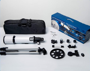 80mm Astronomisches Teleskop Optische Lupe Hoch auflösender Reflektor Star Finder mit Stativ Intelligent Search Scope 80600 - Product Image 5