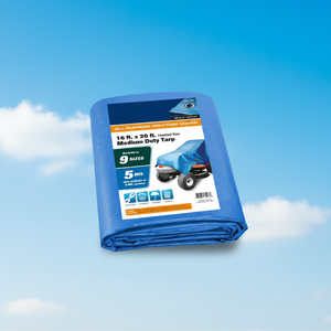 Bâche en polyéthylène PE imperméable et robuste YRH Factory Lona pour le marché américain, <span class=keywords><strong>tissu</strong></span> tissé enduit de PVC, en rouleau - Product Image 1