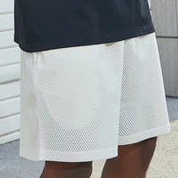 Shorts de sport pour hommes 2025 à séchage rapide, personnalisables avec micro-étiquette, en maille unie, pour entraînement en salle de sport et jogging