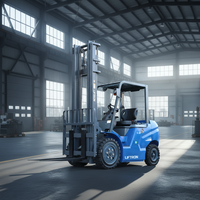 Liftron DE Serie 2 Tonnen Lithium-Ionen-Batterie Vollgummireifen Ladebetrieb Material Elektrischer Lager-Gabelstapler