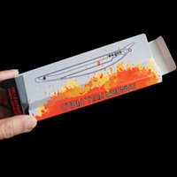 Leurre Artificiel Rigide Lumineux Personnalisé pour Calamar, Seiche et Crevette en Eau Salée, Type Jerkbait, avec Boîte en Plastique et Carte