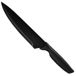 Cuchillos de cocina de acero inoxidable profesionales modernos, juego de bloques de cuchillos de Chef japonés para rebanar <span class=keywords><strong>carne</strong></span>, juego de cuchillos de cocina de plástico negro - Product Image 6