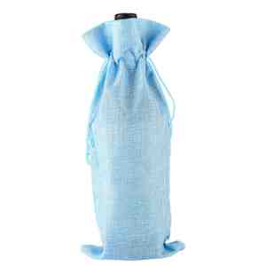 Nouveaux produits en gros pour la fête de Noël : Sacs à vin et champagne écologiques personnalisés à prix abordable pour bouteille unique - Product Image 2