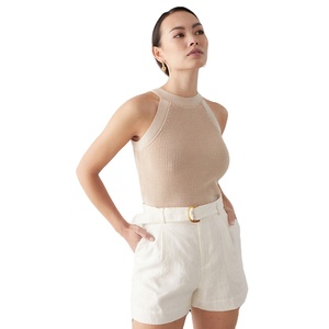 Pulls personnalisés pour femmes, tricot à manches courtes, camisole tricotée, débardeur, haut en maille, gilet en maille pour femmes - Product Image 1