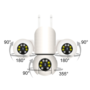 Cámara de Seguridad Inalámbrica Wi-Fi de 6MP con Soporte para Lámpara E27, Cámara Inteligente PTZ de 360 Grados para Interiores, Almacenamiento en la Nube y Tarjeta de Memoria, Fácil Acceso a la Aplicación - Product Image 2