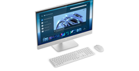 Computadora de Escritorio Todo en Uno de Alta Gama EC24260 (Ultra5-325 16G 512G) Estética Blanca con Pantalla Grande de 23.8 Pulgadas con Protección Ocular