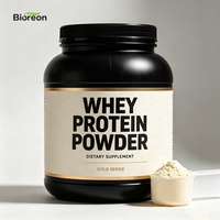 Poudre de Protéine de Lactosérum Brute à Base de Whey, Ingrédients Accessoires Personnalisés, Acceptation de Logo Personnalisé, Supplément Sportif, Commande en Gros