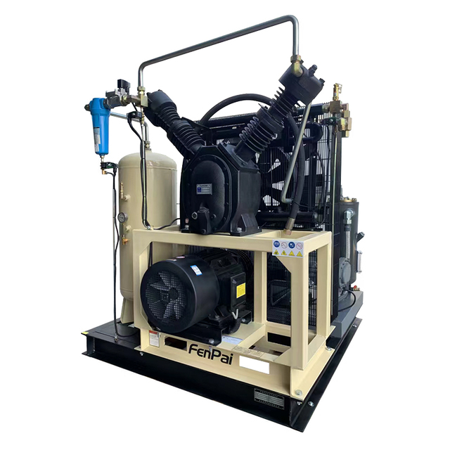 High Pressure 30bar 1.2m3/min air Compressor with 400L Gas tank Suitable for Laser Cutting Machine Industrial Compressor