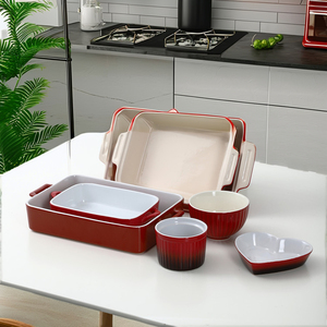 Minion คุณภาพดี houseehold ใช้เซรามิค<span class=keywords><strong>เค้ก</strong></span><span class=keywords><strong>พ</strong></span>าสต้า bakewares nonstick bakeware ชุด - Product Image 4