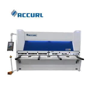 ACCURL 6mm x 3200mm Plate Steel CNC hydraulic Shearing Machine for 3 Years Warranty