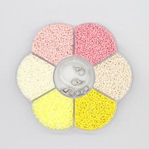 بيع بالجملة نوعية جيدة حار بيع 2-متعدد الألوان الحرفية ديي مصغرة بذور الكريستال الخصر حبة الزجاج لصنع المجوهرات - Product Image 3