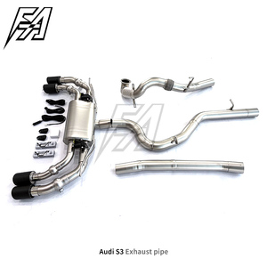 Cho <span class=keywords><strong>audi</strong></span> S3 2.0T 2015 2023 điều chỉnh hệ thống ống xả downpipe phần giữa đuôi phần catback ống xả điện tử muffler - Product Image 2
