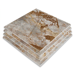 Carrelage de luxe Dalle de marbre royal Tuile flexible Surface polie Table à manger en marbre pour comptoir de cuisine Table basse Vanity Tops - Product Image 1