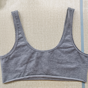 L23027 Mujeres Verano Sin mangas Tank <span class=keywords><strong>Crop</strong></span> <span class=keywords><strong>Top</strong></span> Scoop Neck Racerback Color sólido Camisola Chaleco Slim Fitting Sports Yoga Bra - Product Image 4
