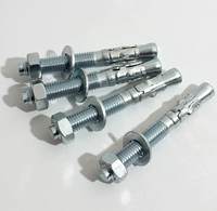 Ancrage à coin en acier au carbone galvanisé, diamètre 1/4 po, plusieurs tailles en stock