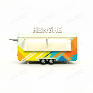Carrito de Comida Móvil Estético <span class=keywords><strong>con</strong></span> Toldo UV, Diseño Modular y Compatible <span class=keywords><strong>con</strong></span> Marcas, para Heladerías y Pastelerías, Resistente a la Intemperie - Product Image 3
