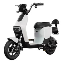 Nouveau vélo électrique de ville 48v 20Ah siège large 2 roues cyclomoteur Scooters vélo électrique léger 500w a marché moto approvisionnement d'usine