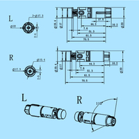 Amortisseur à fermeture douce de 20 mm et kit de raccordement pour toilettes, personnalisable avec logo, prix usine, amortisseurs OEM pour couvercles de toilettes