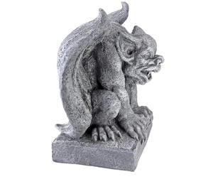 Statue de décoration gothique pour le jardin, Statue en polyrésine, pierre grise, gogorah the gargole, 28 cm - Product Image 3
