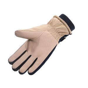 Gants de ski en coton Oxford doublés de polaire, compatibles avec les écrans tactiles, pour hommes et femmes, sports d'hiver - Product Image 5