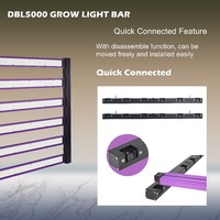 Barre de lumière LED pour culture à prix avantageux, détachable, LM281B, 240W, 320W, 480W, 480 watts, 4, 6, 8 barres, dimmable, spectre complet pour les étagères de plantes