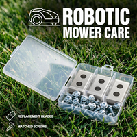 Lames de rechange en titane à double trou pour robot tondeuse Worx Landroid, accessoires de coupe pour jardin