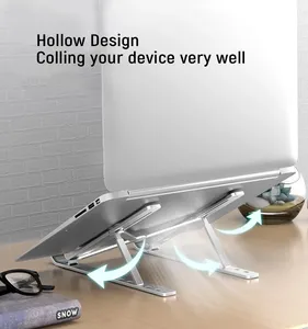 <strong>Laptop</strong> <strong>Stands</strong> 7-Levels Adjustable <strong>Laptop</strong> <strong>Stand</strong> Aluminium Riser <strong>Laptop</strong> Holder <strong>for</strong> Desk Compatible With 9&quot;-15.6&quot;