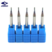 JR CNC outil de coupe 0.1MM-0.9MM carbure de tungstène Micro fraise mini fraise plate 4 cannelures fraise