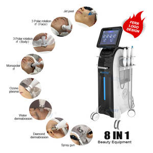 Appareil professionnel 8 en 1 d'hydrodermabrasion et de peeling à jet d'oxygène pour lutter contre le vieillissement, éliminer l'acné et rajeunir la peau - Product Image 1