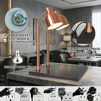Lampe chauffante infrarouge pour aliments, équipement de service pour restaurants et hôtels, chauffe-plats pour buffet