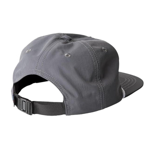 Casquette Snapback non structurée en polyester à bord plat imperméable à 5 panneaux Casquette Snapback en corde non structurée en nylon - Product Image 4