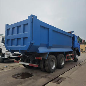 Couleur bleue Sinotruk Howo 371Hp 6X4 10 roues chargement 40 tonnes camion à benne basculante Hualing camion basculant <span class=keywords><strong>U</strong></span> forme Cargo Box benne à vendre - Product Image 3