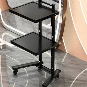 Chariot portatif de coiffure de barbier d'acier inoxydable de couche de cheveux moderne bon marché avec des roues - Product Image 5