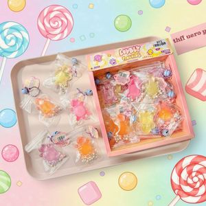 Animal Keychain Fidget Toys Anti-Stress <b>Squishy</b> Slime Bulk Sensory Play Set with Colorful Gift Box TPR Material for Ages 5-7 - Product Image 5