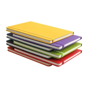 AI-MICH buku harian Agenda bisnis kulit Pu sublimasi A5 buku catatan jurnal kulit sampul keras perlengkapan alat tulis dengan elastis