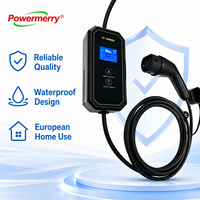 Chargeur EV portable 3,5 kW 16A Type 2 monophasé 230Vac avec prise Schuko et câble de 5 m pour la recharge quotidienne dans les garages européens
