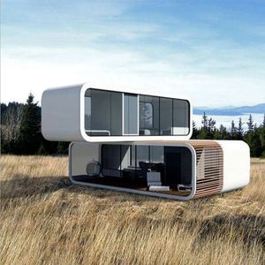 Casa Prefabricada Moderna y Económica Tipo Cabaña Apple <span class=keywords><strong>en</strong></span> <span class=keywords><strong>Venta</strong></span>, Oficina Portátil Prefabricada de 20 Pies/40 Pies, Contenedor Insonorizado - Product Image 6