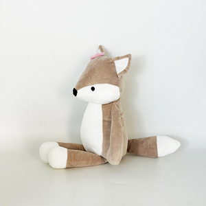 Làm cho thiết kế của riêng bạn linh vật sang trọng truyền nhiệt in ấn tùy chỉnh đồ chơi sang trọng Thú nhồi bông linh vật công ty Logo Fox đồ chơi sang trọng - Product Image 4