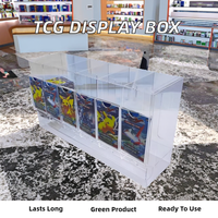 Superbest Boîte d'appoint en acrylique écologique de la série ETB avec 6 fentes Distributeur d'affichage TCG Booster Pack