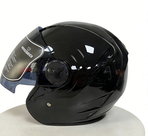 Casco VIRTUE para <span class=keywords><strong>Moto</strong></span>, Medio Casco Abierto - Casco para Motocicleta, Scooter y Bicicleta |   Seguro y Versátil - Product Image 4