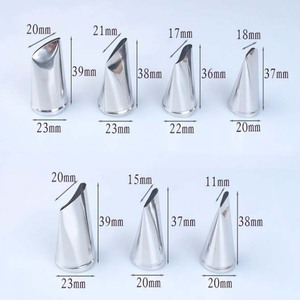 Grande douille en métal en forme d'étoile ouverte <span class=keywords><strong>1M</strong></span> pour la décoration de cupcakes en spirale et les créations professionnelles de glaçages de gâteaux d'anniversaire - Product Image 2