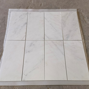 Trung Quốc bằng đá cẩm thạch trắng 12 "x 24" gạch lát sàn đá cẩm thạch trắng Phương Đông cho nhà bếp trong nhà và phòng tắm gạch tường và sàn