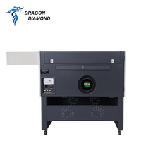 Vente flash : Mini machine de gravure laser CO2 4060, système de découpe laser compact pour bois, bambou, acrylique, tissu, avec refroidisseur d'eau