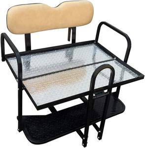 Бежевый EZGO TXT, тележка для гольфа, комплект заднего флип-сиденья с китайского завода - Product Image 2