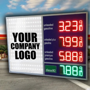 Letrero LED Digital Impermeable para Exteriores de Alta Calidad, Popular para Gasolineras, Letrero LED para Estaciones de Servicio - Product Image 2