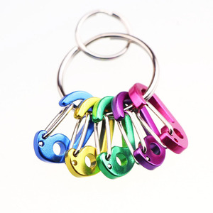 Mosquetones de Aluminio Tipo D AXL, Colores Variados, Capacidad de Carga de 5 kg, Uso en Exteriores, Ajuste Universal - Product Image 2