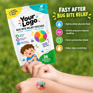 Alivia Picaduras de Insectos, Protege la Piel, Reduce la Picazón, Calma la Irritación, Parches para Aliviar Picaduras de Insectos a Base de Plantas, Aptos para Niños - Product Image 4