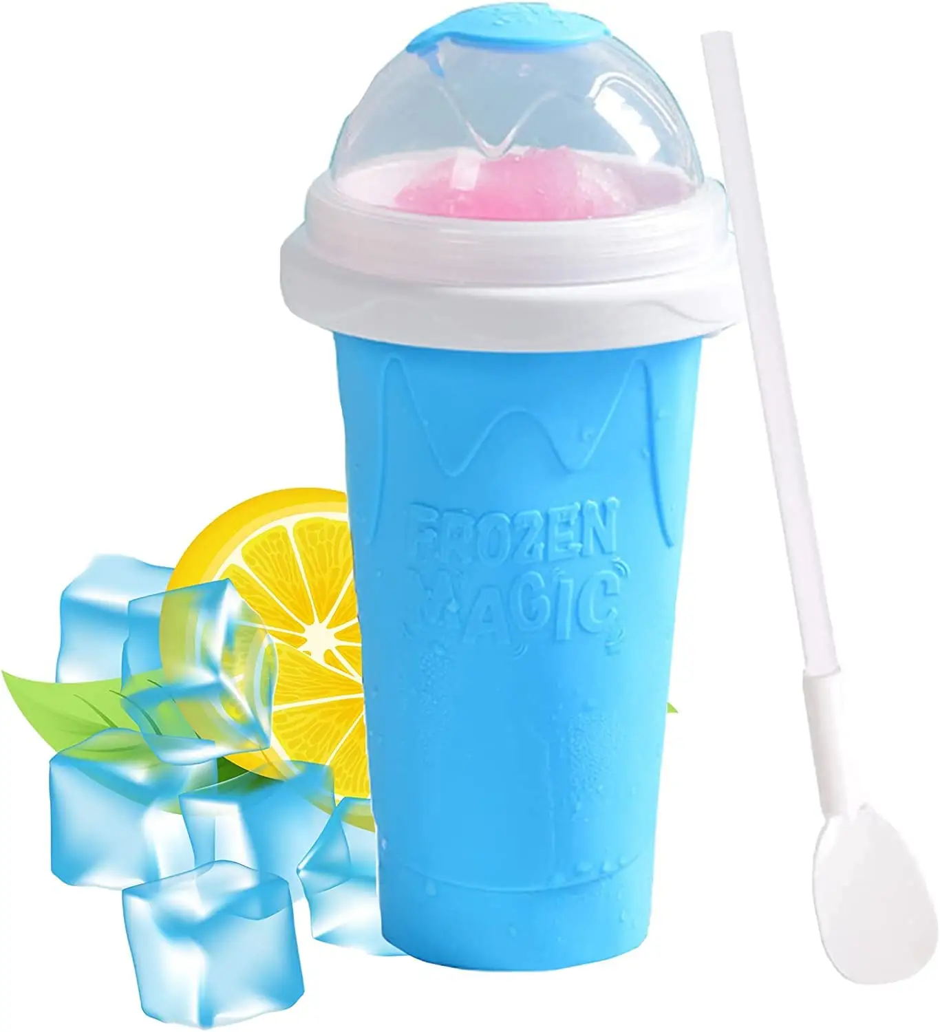 Hot Sales Eco-Friendly Frozen Magic Slush Cup Slushie Maker Cup Magic Quick Frozen Smoothies Squeeze Cup