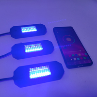 Universal 4Pods Led Rgbw Rocklights 8 Pods Motocicleta Underglow Luces Rgb Rocker Luces Chiassis Coche Luz