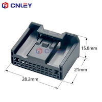 Boîtier de connecteur hybride Lack pour faisceau de câbles, mâle-femelle, 0,64 mm, 1,5 mm, multiprises, prise électrique automobile pour câble de voiture